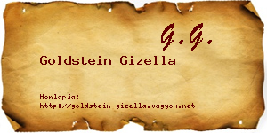 Goldstein Gizella névjegykártya